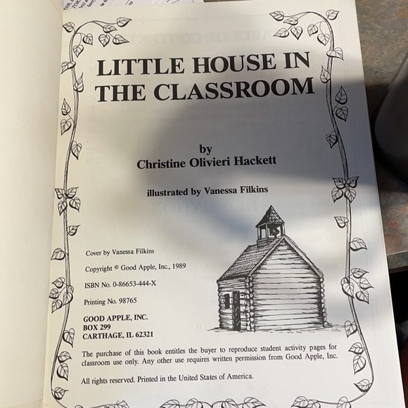 Vintage Little House on the Prairie Activity Book - Picture 7 of 7